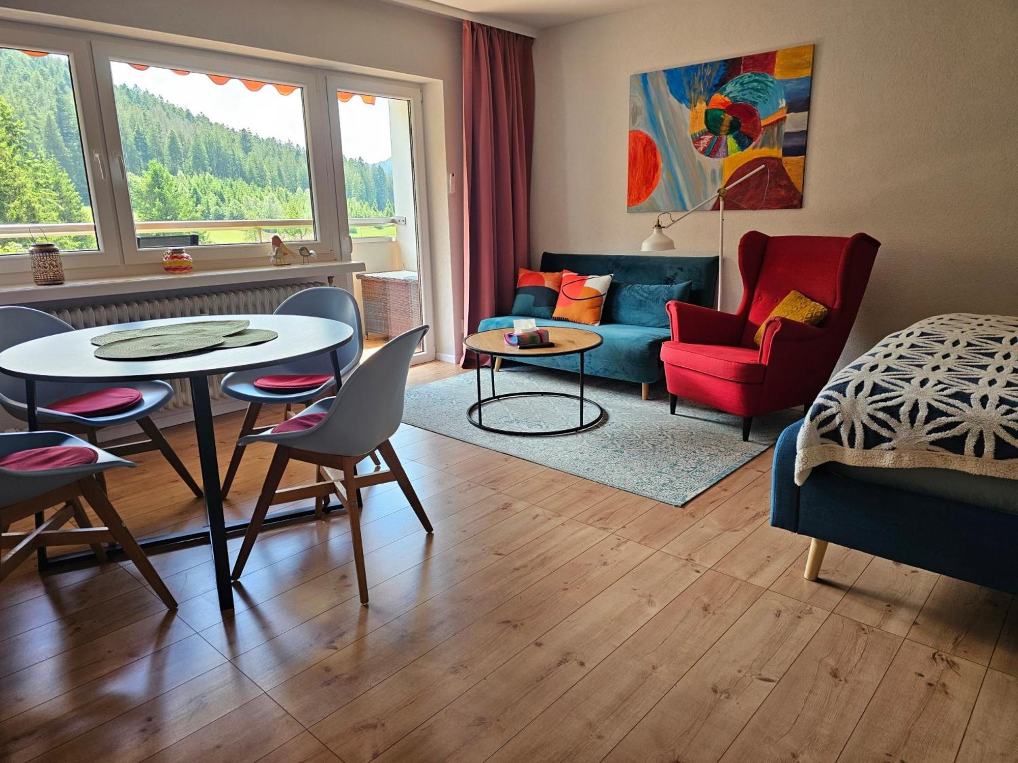 Ferienwohnung Vogelnest Im Schwarzwald Baiersbronn Exteriör bild